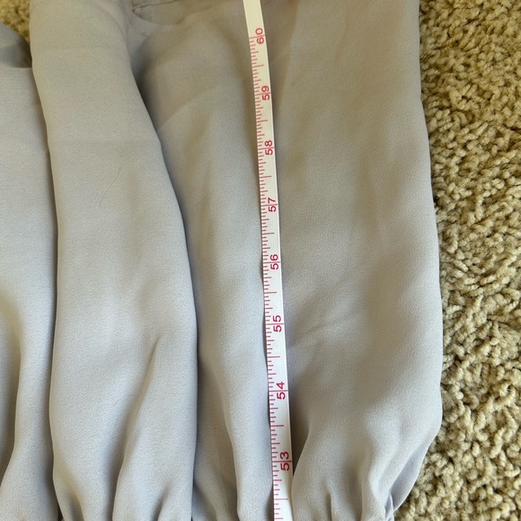 Wayf Ruffle Maxi Dress Lavender Medium New - Picture 5 of 5